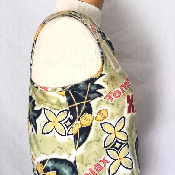 EUC Tommy Bahama XS Crop Top W/Crisscross… - Picture 5 of 7